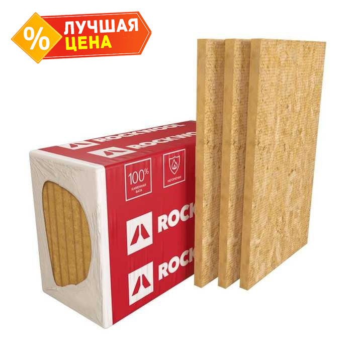 Утеплитель Роквул Руф Баттс Стяжка 140х1200х2000